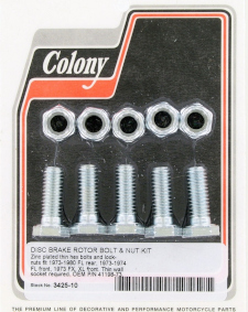 DISC BRAKE ROTOR BOLT & NUT KIT